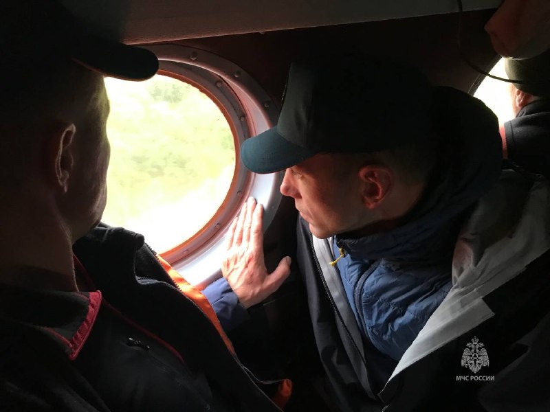 В поисках пропавших на реке Паужетке мужчин камчатские спасатели обследовали около 64 километров . Фото: пресс-служба ГУ МЧС России по Камчатскому краю. Фотография 2