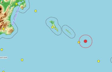  Землетрясение магнитудой 4,8 произошло у Командорских островов. 