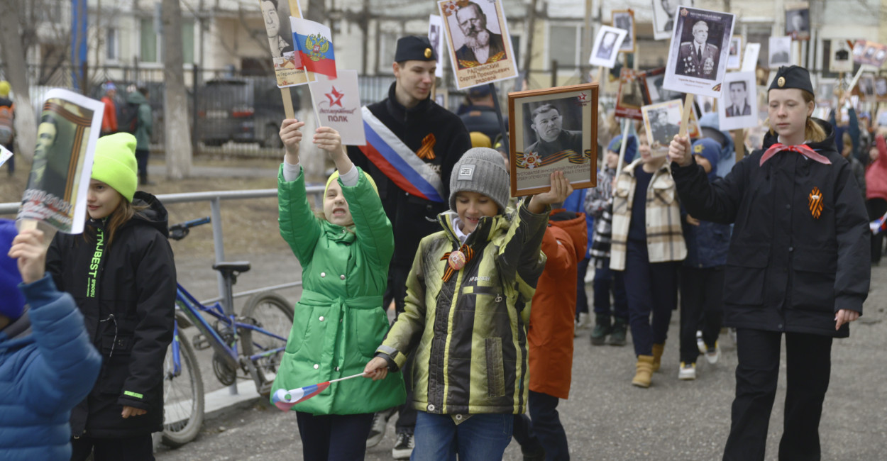 Шествие «Бессмертного полка» провели ученики и учителя школы  Петропавловска-Камчатского – ИА Камчатка