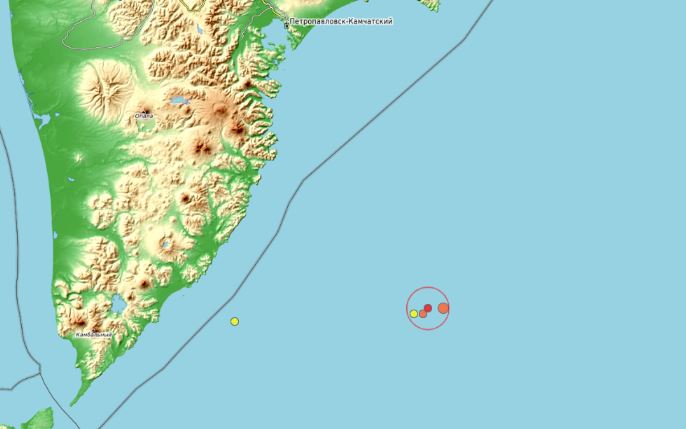 Сразу два землетрясения произошли у берегов Камчатки. 