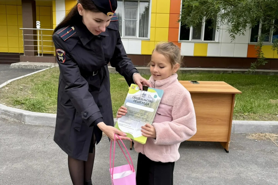 Юным пешеходам Петропавловска-Камчатского рассказали о правилах безопасности на дороге. Фото: Госавтоинспекция. Фотография 5