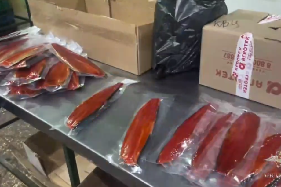 В подпольном цехе на Камчатке изъято 28 тонн нелегальной рыбопродукции . . Фотография 3