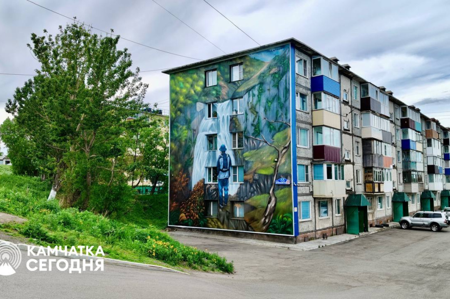 Первые четыре мурала появились в Петропавловске-Камчатском. Фото: ИА "Камчатка". Фотография 4