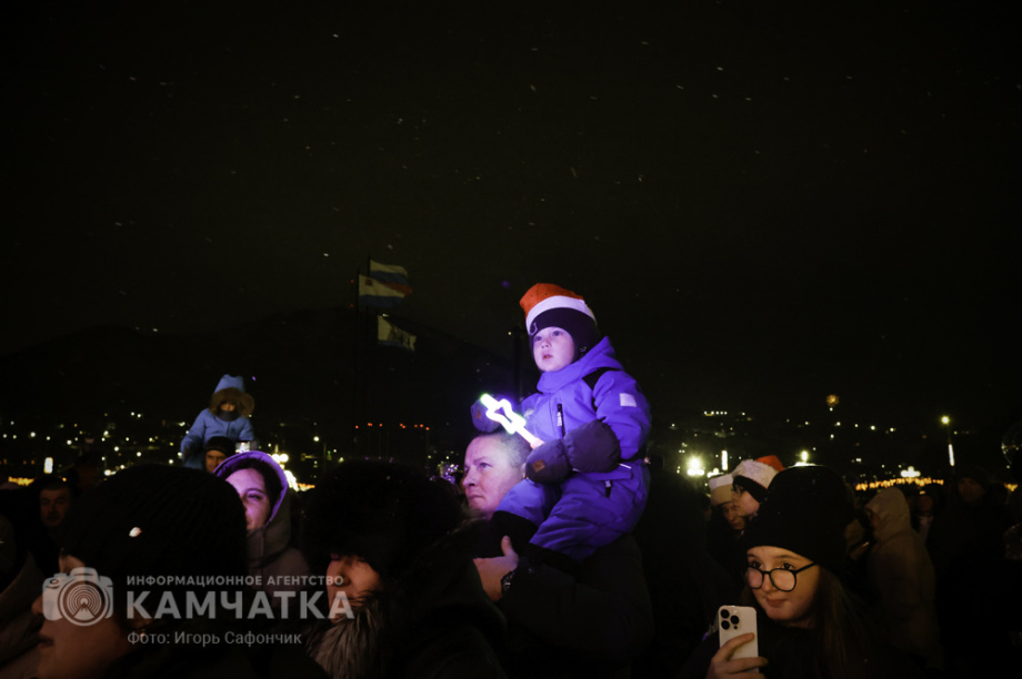 Новогодняя ночь в Петропавловске-Камчатском (фоторепортаж). . Фотография 68