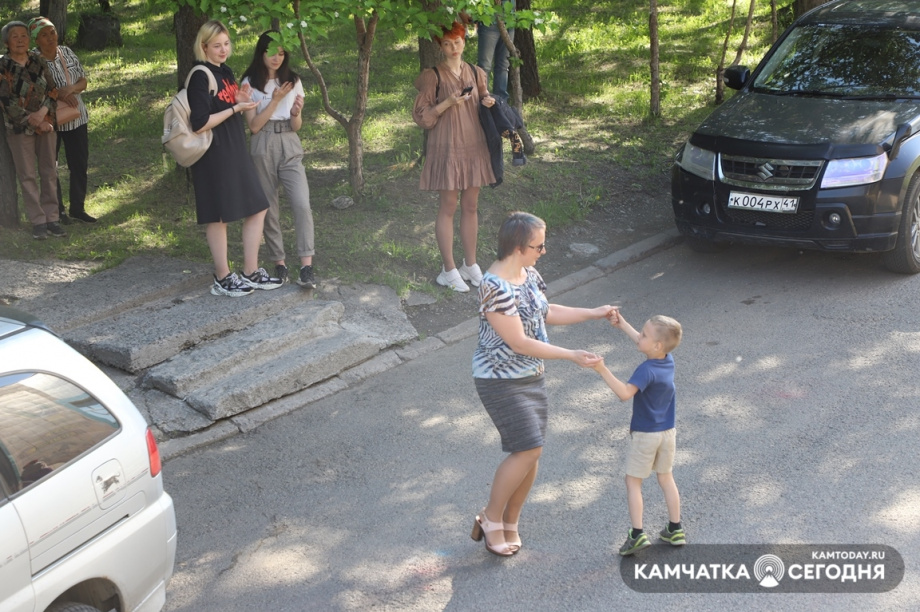 Фестиваль уличного кино. Фото: Виктор Гуменюк / информационное агентство "Камчатка". Фотография 26