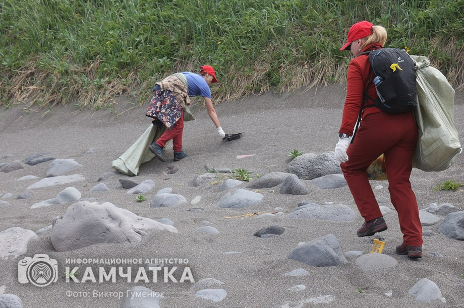 Заповедный берег юга Камчатки очистили от мусора. фото: Виктор Гуменюк. Фотография 4