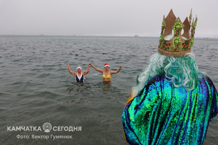 Эстафета «Закаленная Россия – сильная страна» на Камчатке. Фоторепортаж. Фото: Виктор Гуменюк\ИА "Камчатка". Фотография 1