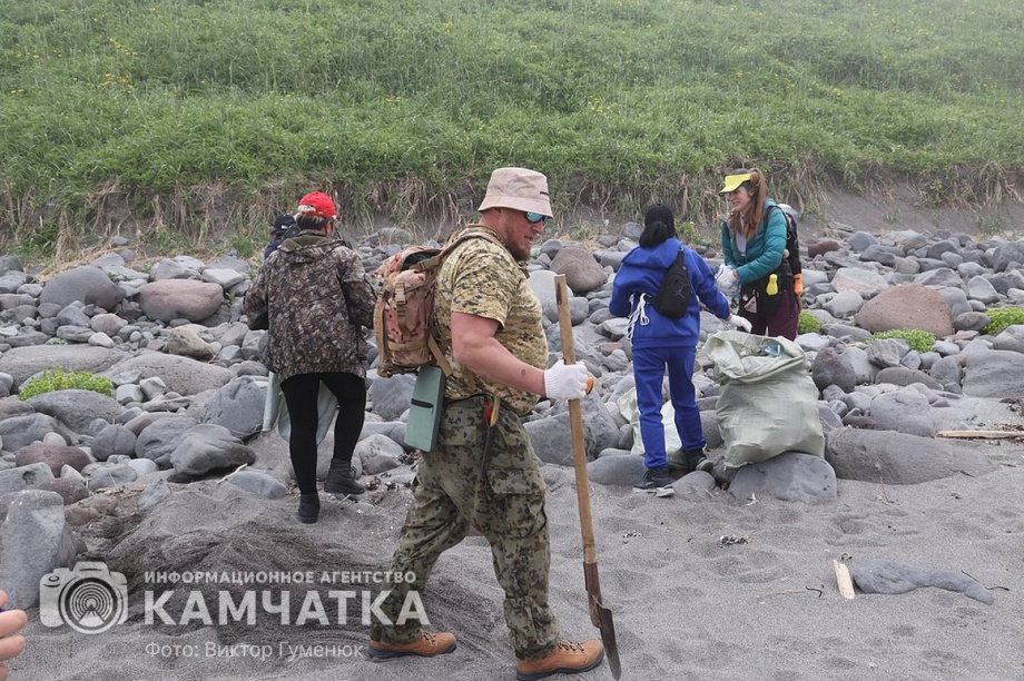 Заповедный берег юга Камчатки очистили от мусора. фото: Виктор Гуменюк. Фотография 38