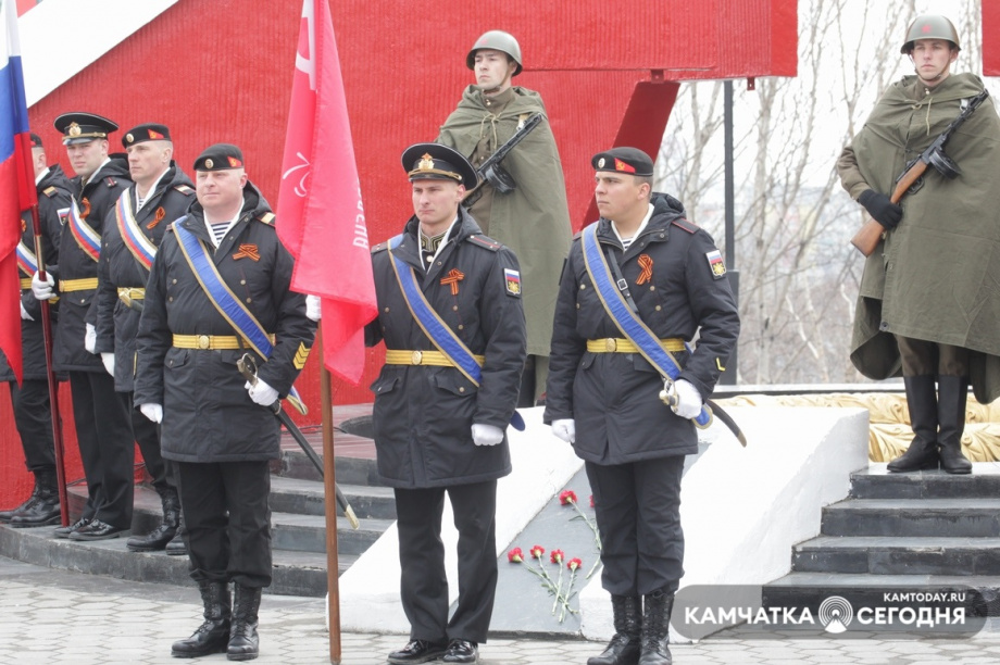 Памятные мероприятия в Парке Победы. Фото: Виктор Гуменюк. Фотография 11