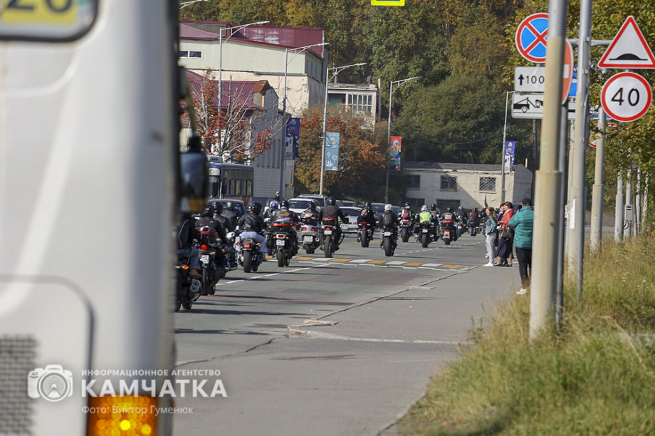 Камчатские байкеры завершили мотосезон 2024 года (фоторепортаж). Фото: ИА «Камчатка» . Фотография 75