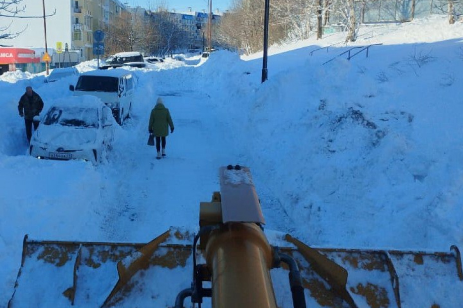 Петропавловск-Камчатский борется с последствиями циклона. ПКГО. Фотография 2