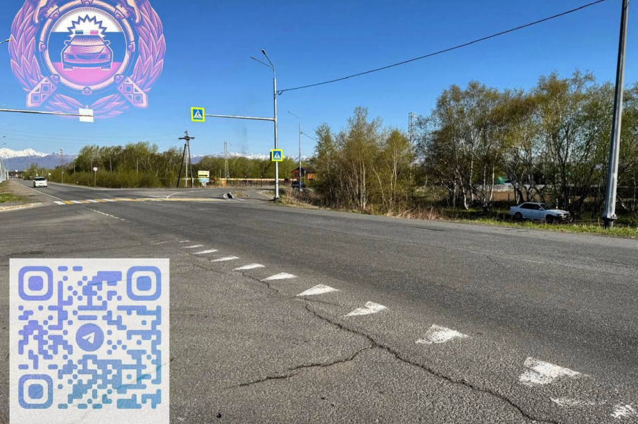 Камчатская автоледи в пьяном сне устроила ДТП на Мильковской трассе . Фото: Госавтоинспекция Камчатского края. Фотография 2