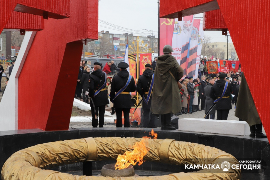 Памятные мероприятия в Парке Победы. Фото: Виктор Гуменюк. Фотография 72