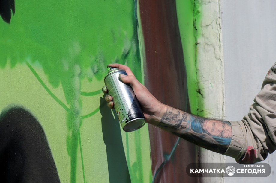 В Петропавловске снова пройдёт фестиваль граффити. Фото: Виктор Гуменюк / информационное агентство "Камчатка"