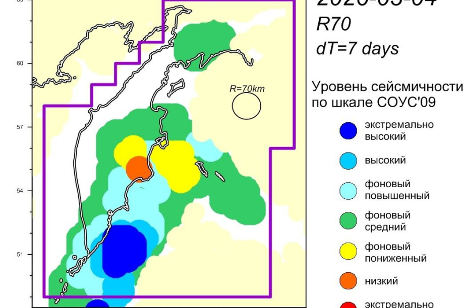Восемь ощутимых землетрясений произошло на Камчатке за неделю . Фото: Камчатский филиал ФИЦ Единой геофизической службы РАН