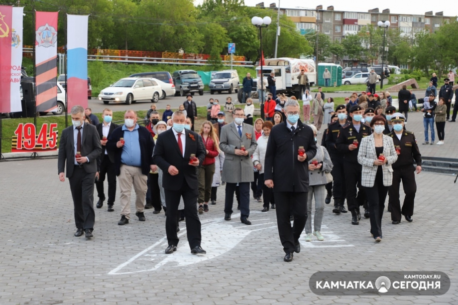 Всероссийская минута молчания. Фото: Виктор Гуменюк / информационное агентство "Камчатка". Фотография 29