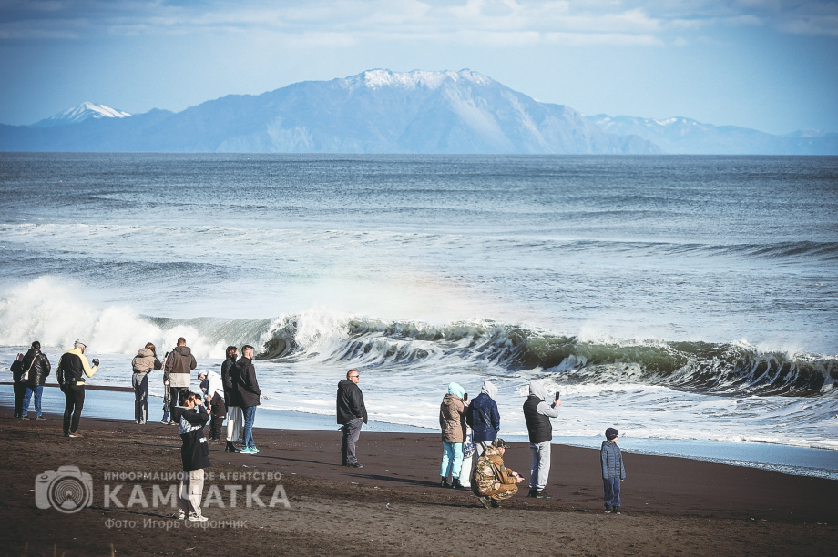 Осенний Тихий океан поразил горожан буйством стихии (фоторепортаж). Фото: «Камчатка Сегодня» \ Игорь Сафончик. Фотография 2