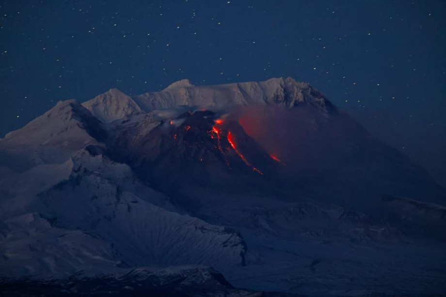 Вулкан Шивелуч на Камчатке готовится к мощному извержению - учёные . Фото: Юрий Демянчук. Фотография 5