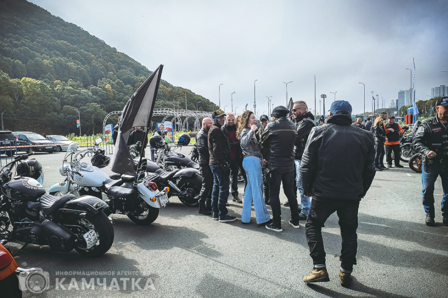 Камчатские байкеры завершили мотосезон 2024 года (фоторепортаж). Фото: ИА «Камчатка» . Фотография 68