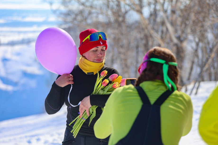 Лыжный поход в честь 8 Марта от турклуба «Медведь». Фото: «Камчатка Сегодня» \ Игорь Сафончик. Фотография 26