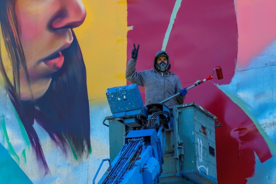 Голосование за лучшие граффити начнётся 13 сентября в Петропавловске. Фото: Виктор Гуменюк / информационное агентство "Камчатка". Фотография 7