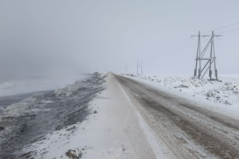 На Камчатке в ограниченном режиме разрешили автодвижение на участке дороги в Усть-Большерецком округе. Фото: Камчатуправтодор