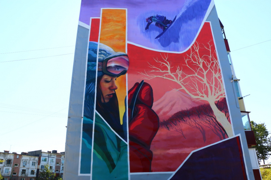 Камчатцам предлагают выбрать лучшую работу фестиваля граффити . Фото: правительство Камчатского края. Фотография 3