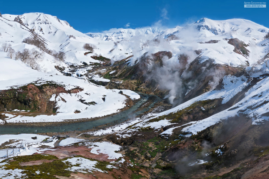 Турсезон стартует в Долине гейзеров на Камчатке. Фото: Кроноцкий заповедник, Артем Безотечество. Фотография 1