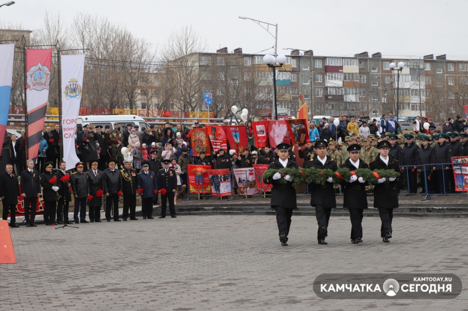 Памятные мероприятия в Парке Победы. Фото: Виктор Гуменюк. Фотография 65