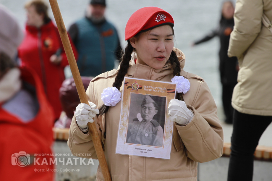 «Бессмертный полк» прошел по Петропавловску-Камчатскому. Фото: ИА "Камчатка". Фотография 26