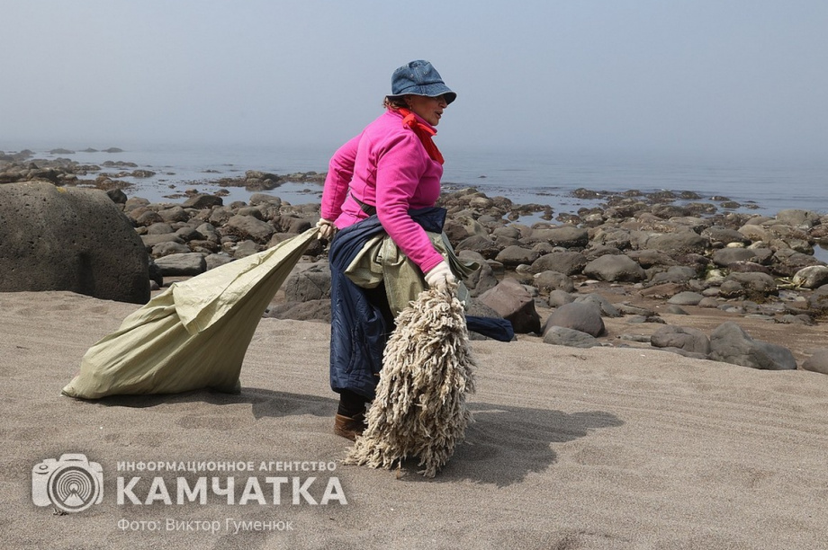 Заповедный берег юга Камчатки очистили от мусора. фото: Виктор Гуменюк. Фотография 7