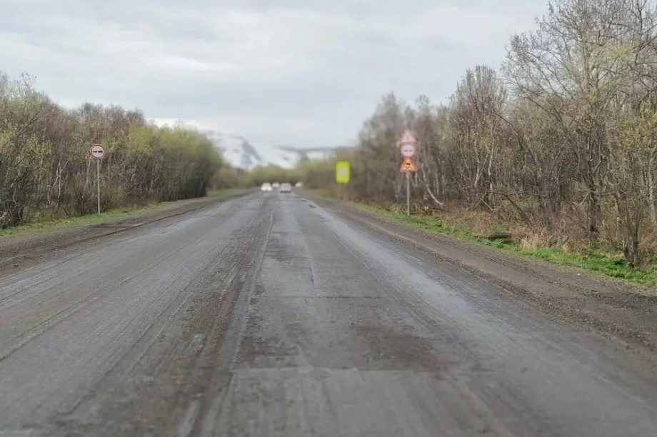 На дороге Елизово — Паратунка сняли старый асфальт и готовятся укладывать новый. kamgov.ru