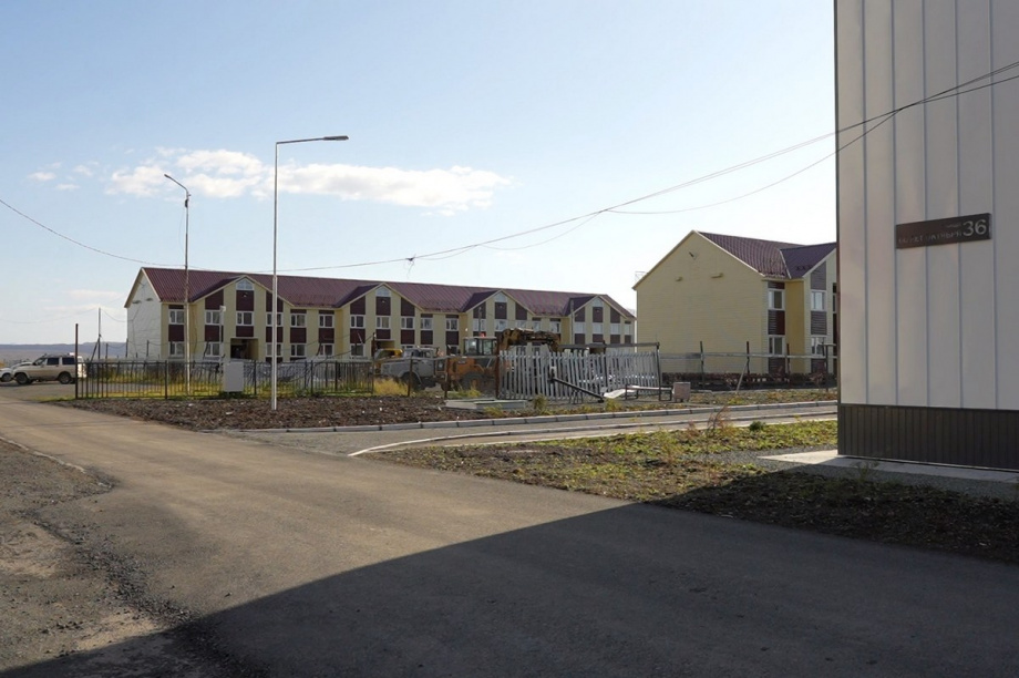 Рабочие приступили к внутренней отделке в строящихся домах в Усть-Камчатском районе. Фото: kamgov.ru. Фотография 2