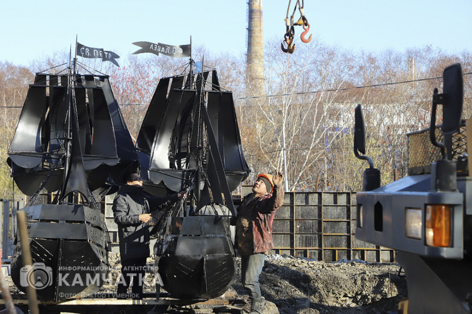 Строитель — профессия мира и созидания. Фото: ИА «Камчатка»\Виктор Гуменюк. Фотография 1