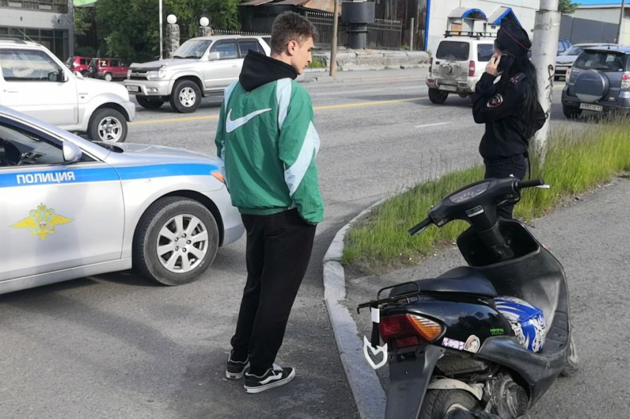 На Камчатке отловили лихачей-малолеток на мототехнике. Фото: Госавтоинспекция Камчатского края. Фотография 1