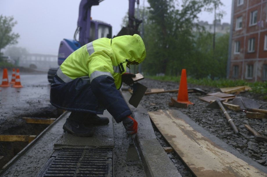 Ремонт Космического проезда в Петропавловске обещают завершить до конца лета. Фото: Олеся Сурина, kamgov.ru. Фотография 3