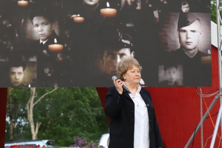 Всероссийская минута молчания. Фото: Виктор Гуменюк / информационное агентство "Камчатка". Фотография 20