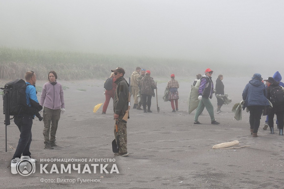 Заповедный берег юга Камчатки очистили от мусора. фото: Виктор Гуменюк. Фотография 30
