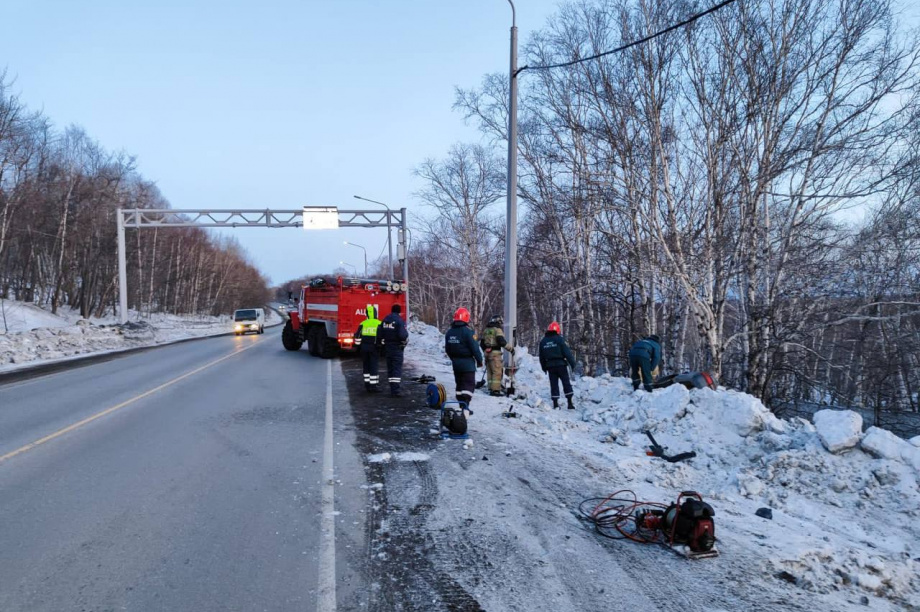 Два человека погибли в ДТП по дороге в Мильково на Камчатке. Фото: пресс-служба краевого управления ГИБДД. Фотография 2