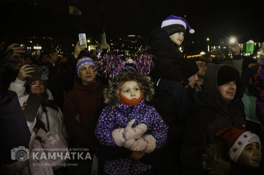 Новогодняя ночь в Петропавловске-Камчатском (фоторепортаж). . Фотография 46