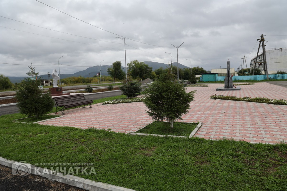 Памятник участникам СВО откроют в камчатском посёлке Сокоч. Фото: Виктор Гуменюк. Фотография 20