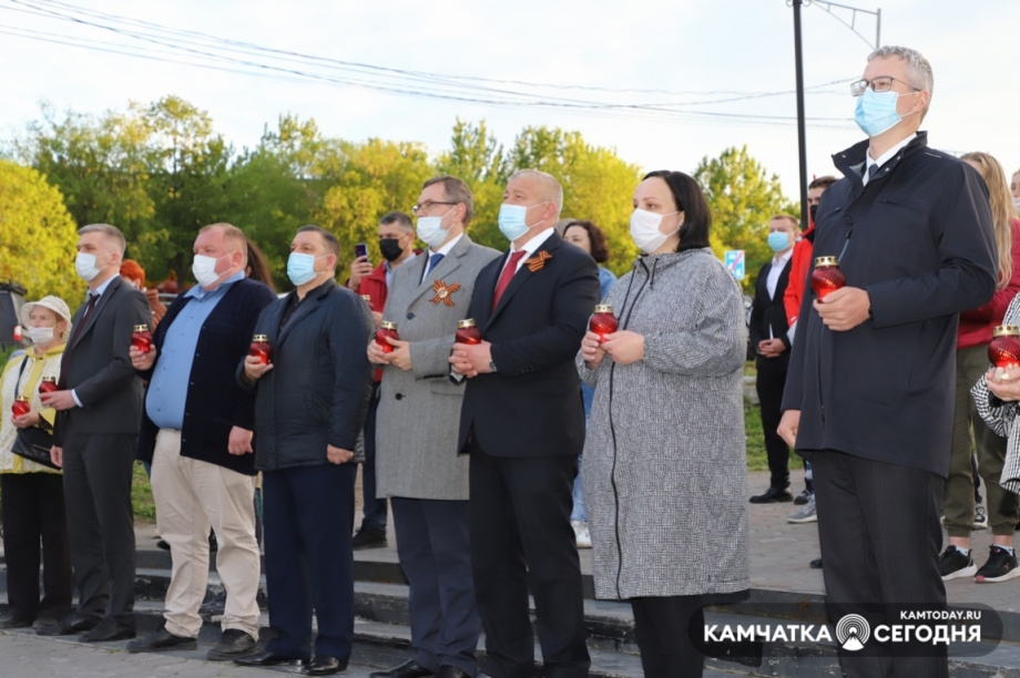 Всероссийская минута молчания. Фото: Виктор Гуменюк / информационное агентство "Камчатка". Фотография 8