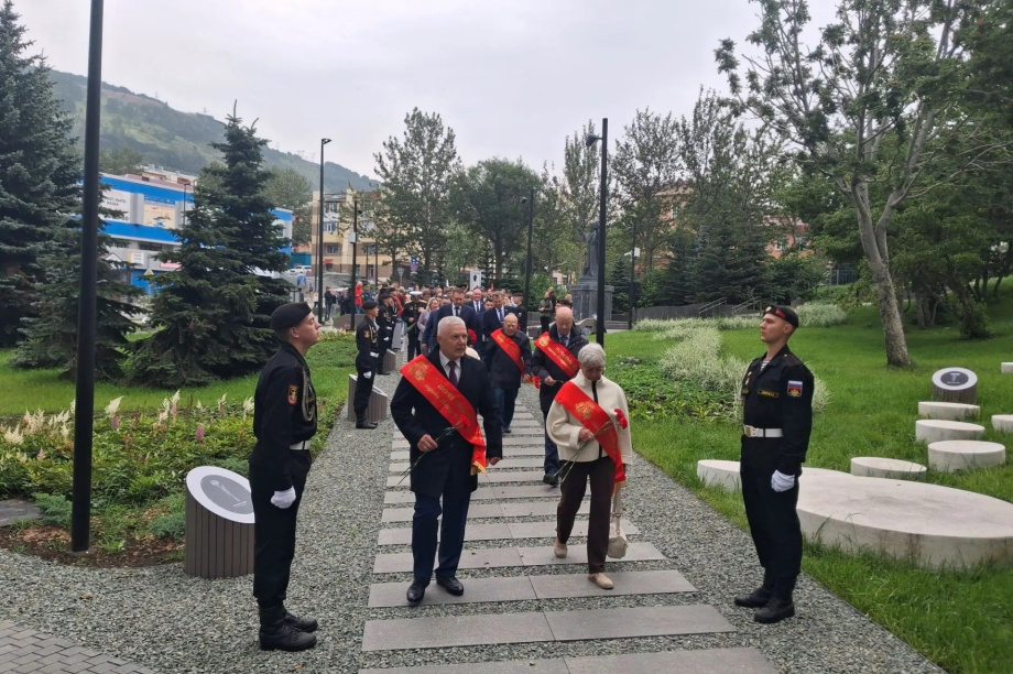 В Петропавловске-Камчатском отметили 172-ю годовщину героической обороны порта. Фото: администрация Петропавловска-Камчатского. Фотография 19