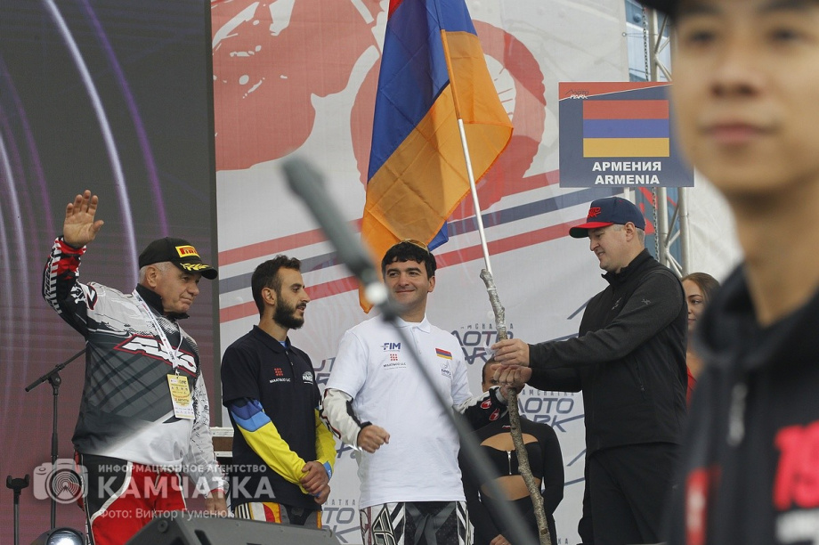 Сборная России победила на Кубке Содружества по мотокроссу на Камчатке. . Фотография 13