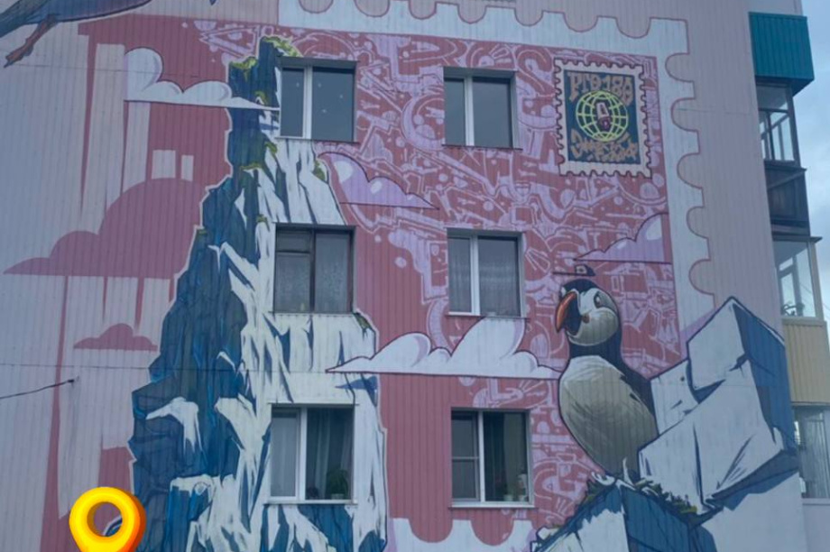 Больше 20 муралов уже украсили улицы Петропавловска-Камчатского. . Фотография 5