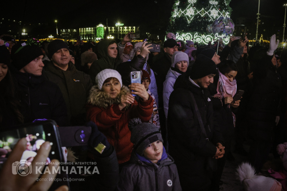 Новогодняя ночь в Петропавловске-Камчатском (фоторепортаж). . Фотография 37
