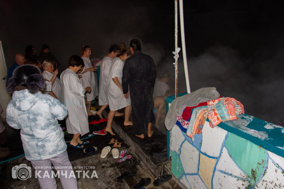 Крещенские купания состоялись в санатории «Жемчужина Камчатки». Фото: ИА «Камчатка»  . Фотография 41
