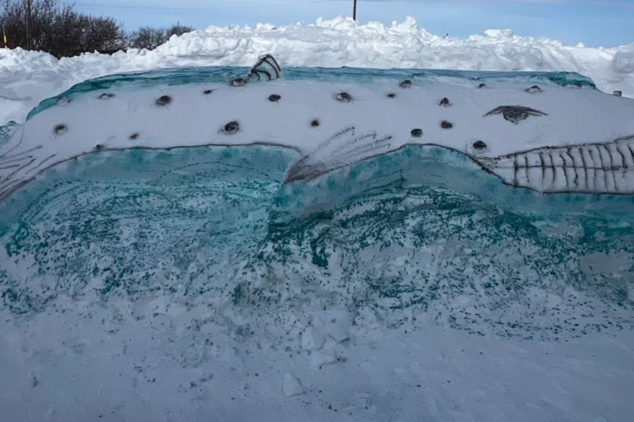 Жители Камчатки создали снежные скульптуры обитателей  местных заповедников. Фото: пресс-служба Кроноцкого заповедника. Фотография 3