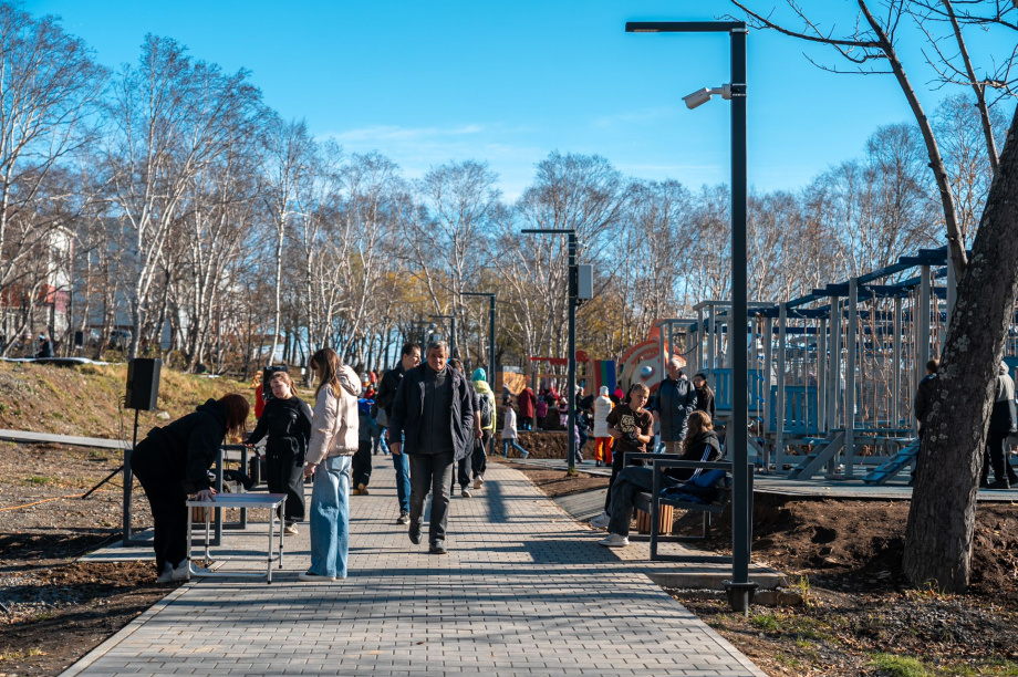 В Петропавловске открыли обновлённый парк «Электрон». . Фотография 3