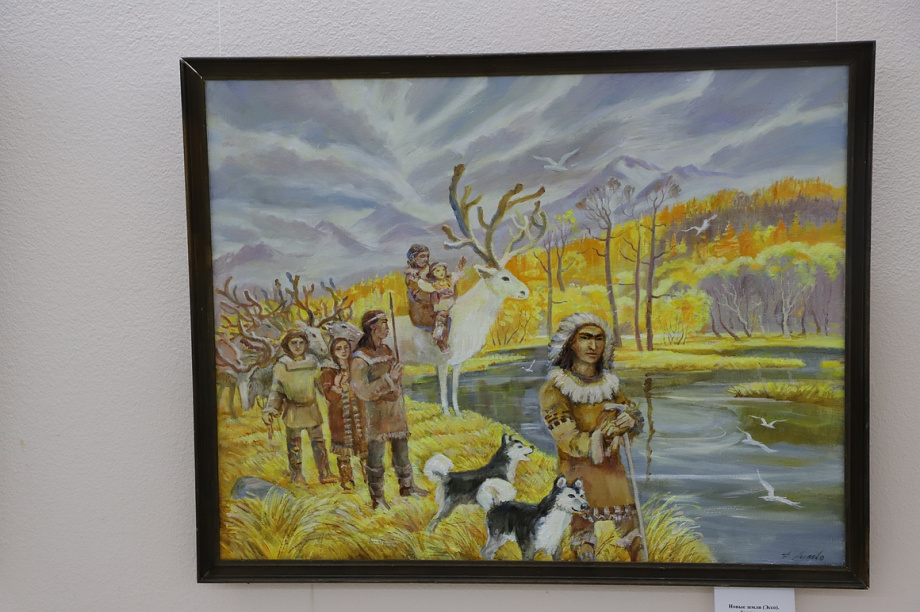 Персональная выставка Камчатского художника Юрия Захарова. Фоторепортаж. Фото: Виктор Гуменюк\ИА "Камчатка". Фотография 10